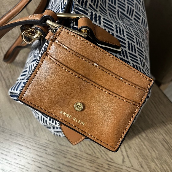 Anne Klein Geometric Logo Tote Bag with Cardholder - Picture 11 of 11